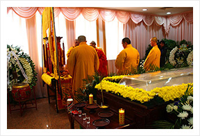为佛教居士举办的葬礼